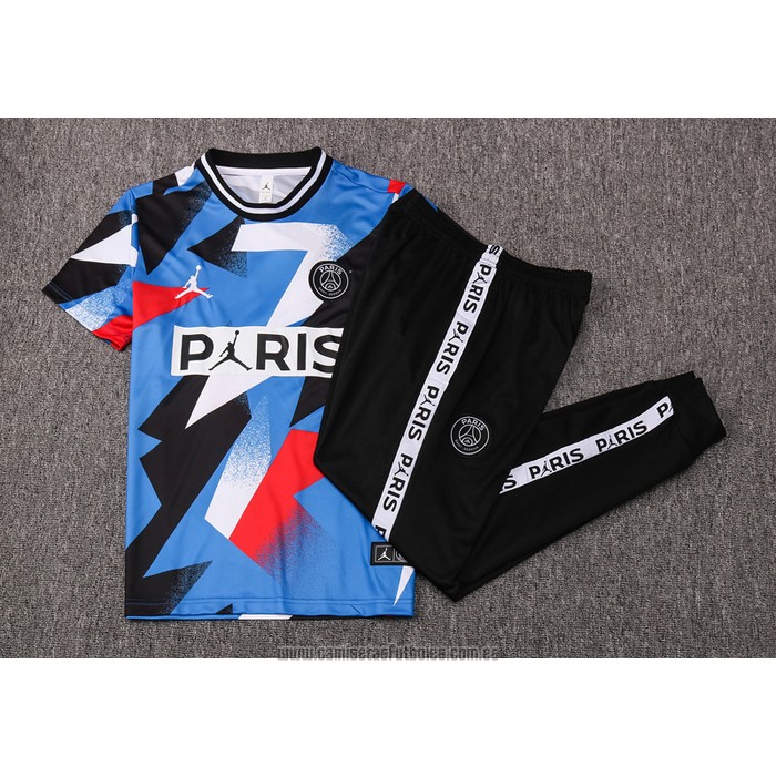 Chandal del Paris Saint-Germain Manga Corta 2020-2021 Azul